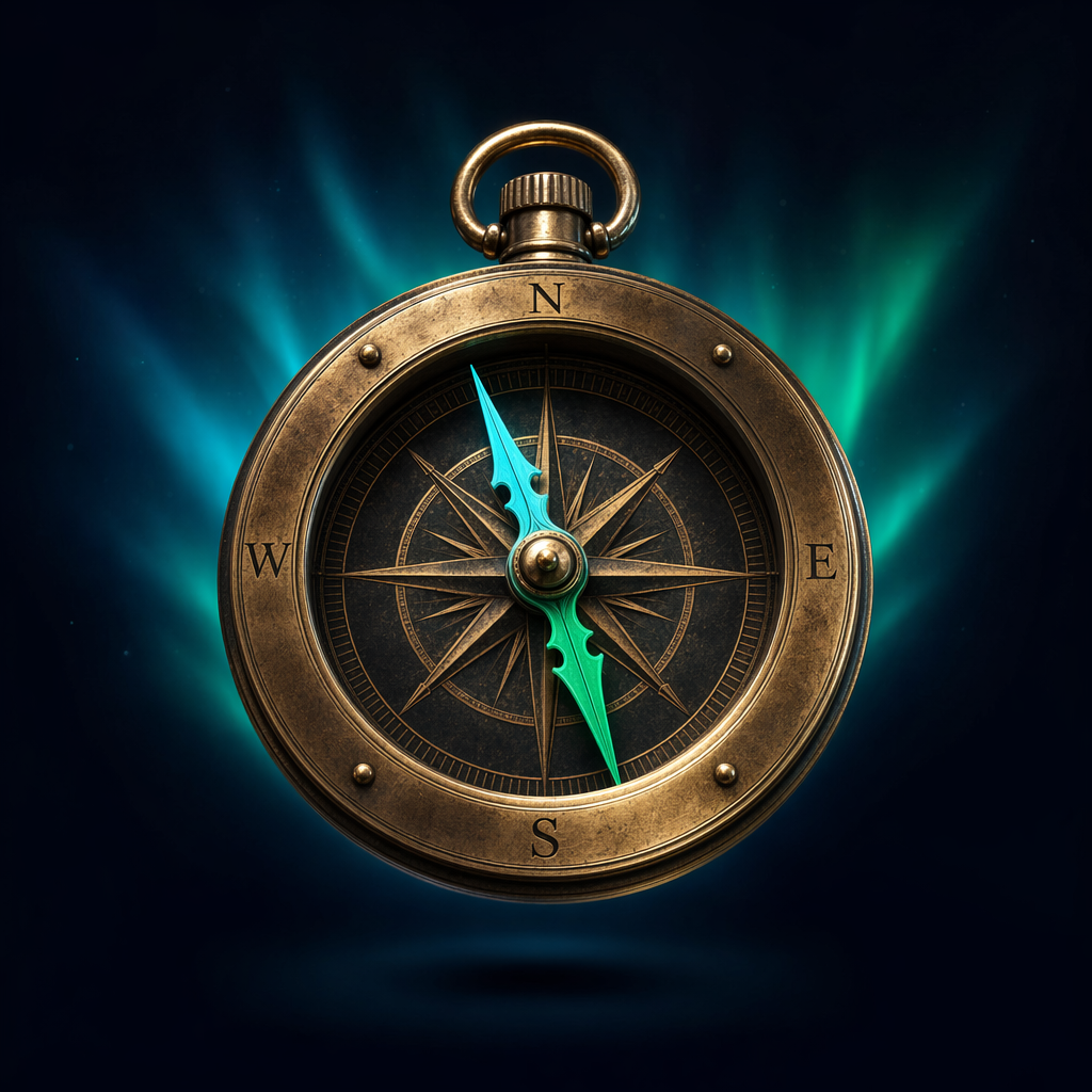 Cryptoservers north-star compass — refusal as bearing